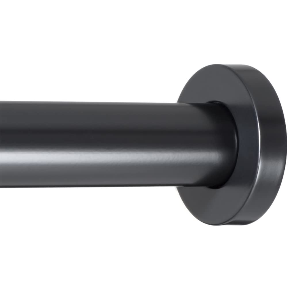 Ivilon Shower Tension Curtain Rod - Adjustable Spring Tension Rod for Shower Curtains, Bathroom, or Windows, Easy to Install, No Drilling Required, Rustproof, Adjustable 54 to 90 Inch Warm Gold
