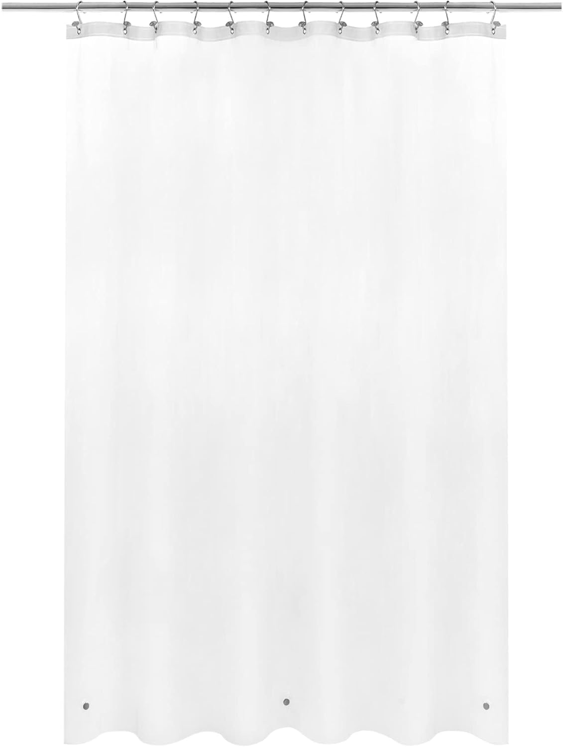 Barossa Design Oeko-tex Certified Shower Curtain Liner Standard Size, Clear