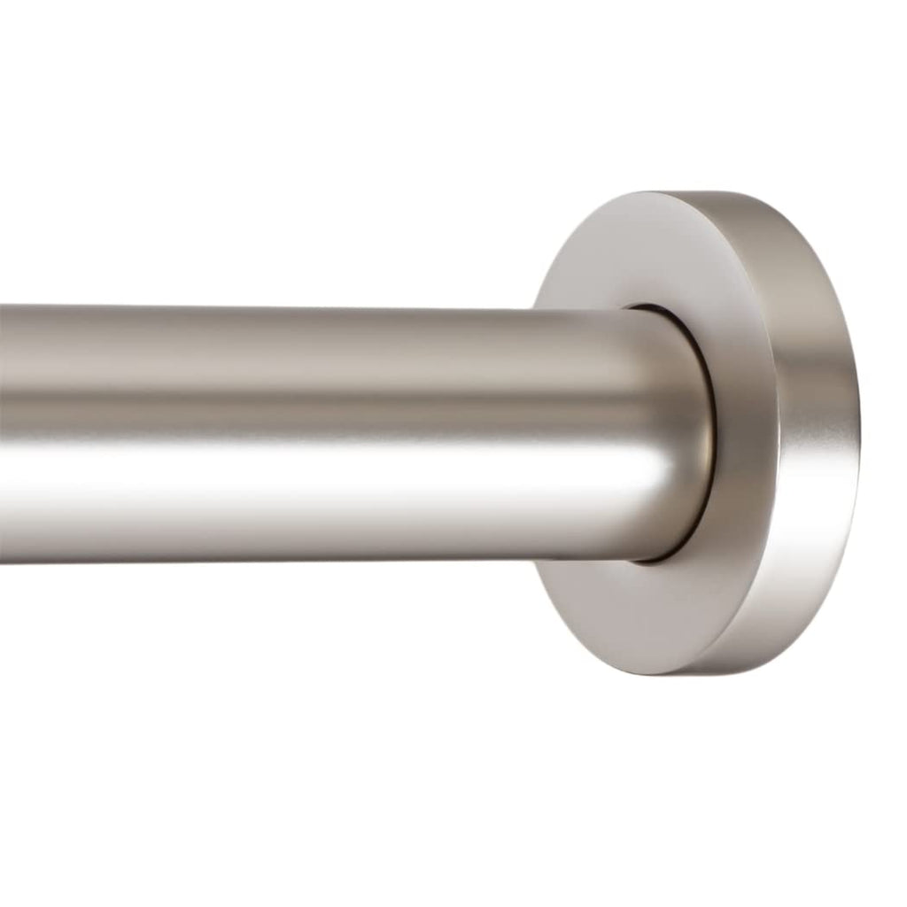 Ivilon Shower Tension Curtain Rod - Adjustable Spring Tension Rod for Shower Curtains, Bathroom, or Windows, Easy to Install, No Drilling Required, Rustproof, Adjustable 54 to 90 Inch Warm Gold