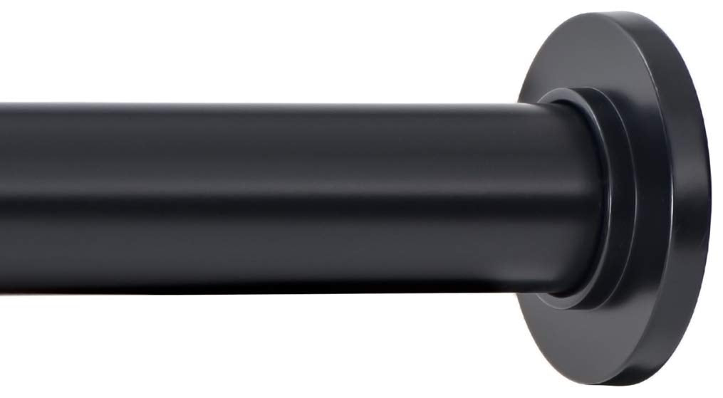 Ivilon Tension Curtain Rod - Spring Tension Rod for Small Windows or Shower, 16 to 24 Inch. Warm Gold