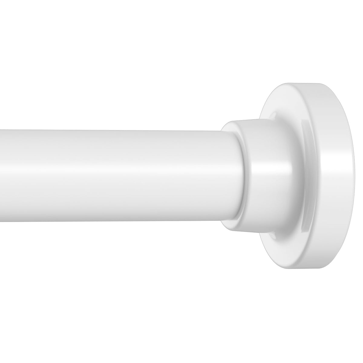Black Tension Curtain Rod for Windows 28 to 48 Inch Spring Curtain Rods