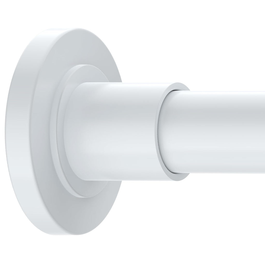 GXOACKJ Brushed Nickel Shower Curtain Rods - 31-80 Inch Spring Tension Shower Rods for Bathroom, Adjustable, No Drilling, No Rust, Stainless Steel