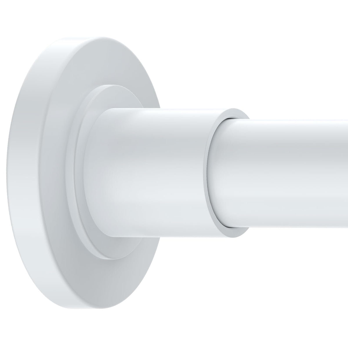 GXOACKJ Brushed Nickel Shower Curtain Rods - 31-80 Inch Spring Tension Shower Rods for Bathroom, Adjustable, No Drilling, No Rust, Stainless Steel