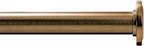 Ivilon Tension Curtain Rod - Spring Tension Rod for Small Windows or Shower, 16 to 24 Inch. Warm Gold