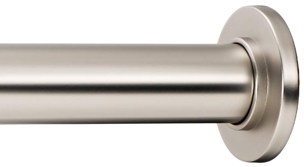 Ivilon Tension Curtain Rod - Spring Tension Rod for Small Windows or Shower, 16 to 24 Inch. Warm Gold