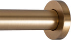 Ivilon Shower Tension Curtain Rod - Adjustable Spring Tension Rod for Shower Curtains, Bathroom, or Windows, Easy to Install, No Drilling Required, Rustproof, Adjustable 54 to 90 Inch Warm Gold