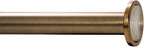 Ivilon Tension Curtain Rod - Spring Tension Rod for Small Windows or Shower, 16 to 24 Inch. Warm Gold