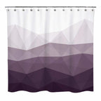 Sunlit Designer Popular Shower Curtain, Ombre Blue Fabric Contemporary Shower Curtains for Bathroom Décor