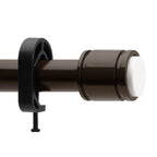 Shower Curtain Rod,Tension Rod 24 to 72 Inch,Never Fall Off,Innovative Buckle,Rustproof,No Drilling,Easy to Install,1 Inch Diameter,Suitable for Bathroom,Window,Door,Wardrobe,Kitchen (Black)