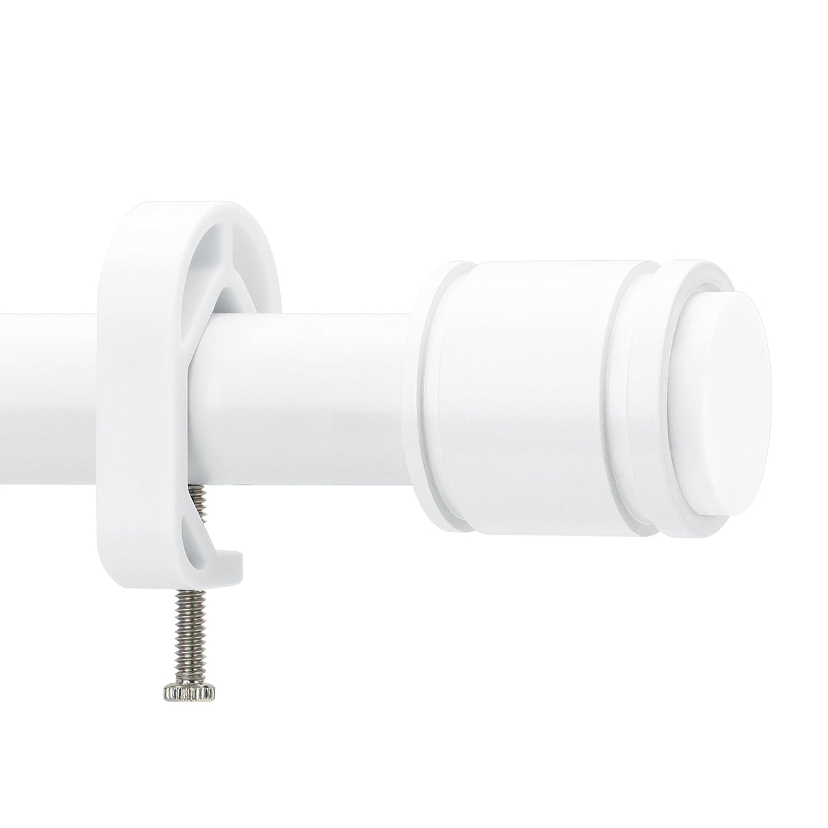 Shower Curtain Rod,Tension Rod 24 to 72 Inch,Never Fall Off,Innovative Buckle,Rustproof,No Drilling,Easy to Install,1 Inch Diameter,Suitable for Bathroom,Window,Door,Wardrobe,Kitchen (Black)