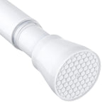 MEXAU Tension Curtain Rod for Windows 45 to 77 Inch, White