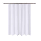 N&Y HOME Fabric Small Stall Shower Curtain Liner Extra Long 36x84, White