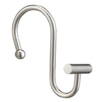 Gracelife Gold Rust Resistant Metal Shower Curtain Rings, Set of 12, T-Bar Hooks for Shower Rod