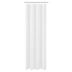 N&Y HOME Fabric Small Stall Shower Curtain Liner Extra Long 36x84, White