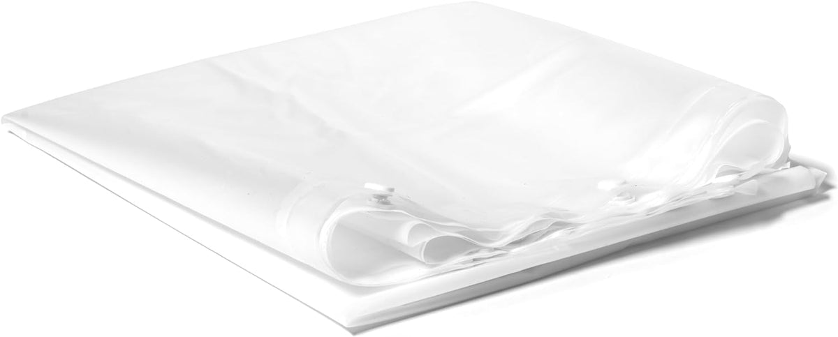 Hookless® It’s A Snap!® PEVA Snap-In Shower Curtain Liner, Water-Repellant, Easy Install, Frost White Color