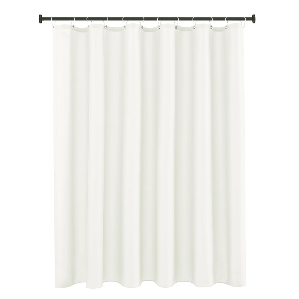Fabric Shower Curtain Liner 60x72 Inch-White Standard Size Shower Liners