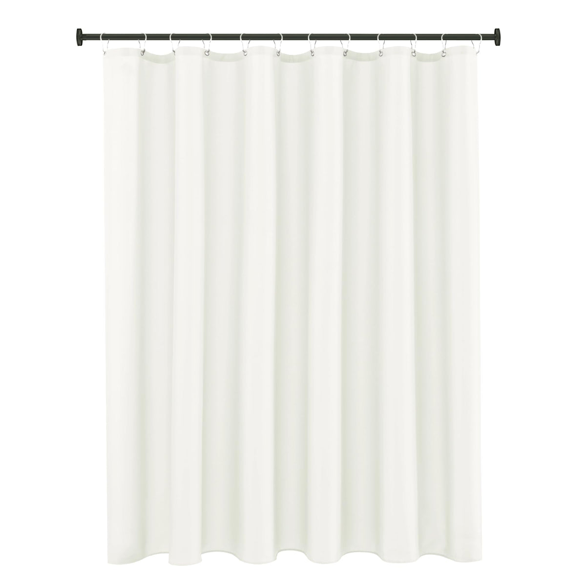 Fabric Shower Curtain Liner 60x72 Inch-White Standard Size Shower Liners