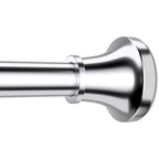 STARLATTA Shower Curtain Rod, 31-80 Inches Adjustable Tension Rod, 1-Inch Diameter Heavy Duty Rustproof Stainless Steel, No-Drill Spring Rod for Bathroom, Kitchen and Closet, Silver
