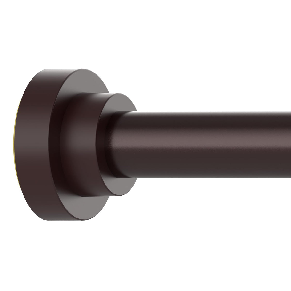 Thestoa Shower Curtain Rod Adjustable 43-78 inch, 1"Diameter Spring Tension Curtain Rod No Drill, Anti-Rust Non-Slip Shower Rod, Black Shower Curtain Rod for Bathroom Tension