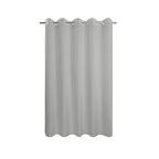 River Dream No Hook Fabric Shower Curtain TPU Lining, White, 71x74