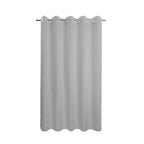 River Dream No Hook Fabric Shower Curtain TPU Lining, White, 71x74