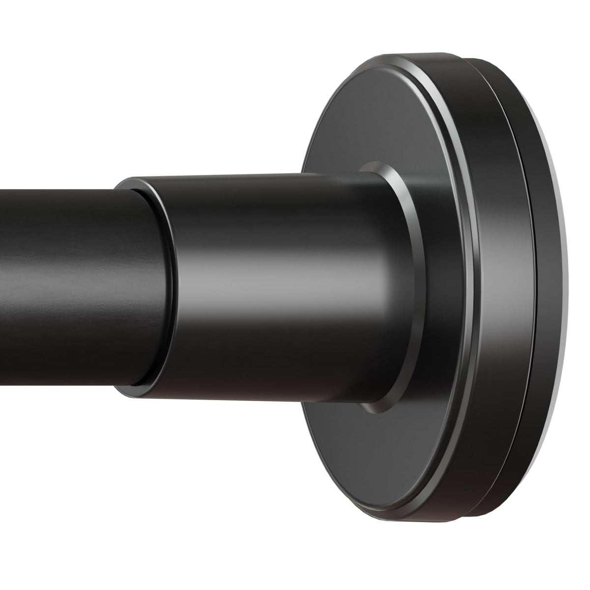 HYSEYY Heavy Duty Shower Curtain Rod,26-80inch Adjustable Tension Rod Black
