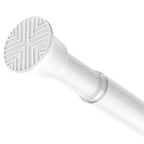 Spring Tension Curtain Rod 32-76 inch, White