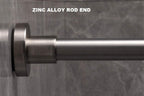 BRIOFOX Tension Curtain Rod 43-73 Inches Brushed Nickel, Rustproof and Non-Slip and Heavy Duty Shower Curtain Rod for Window or Bathroom, 304 Stainless Steel