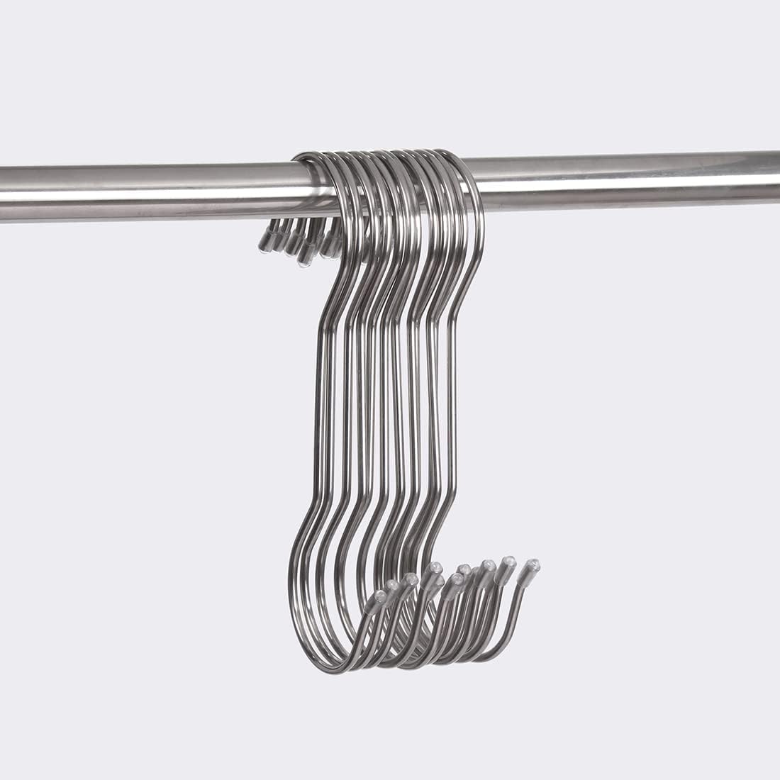 12 Pack 7.9 Inch Extra Long Shower Curtain Hooks for Hanging