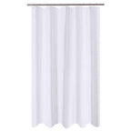 N&Y HOME Fabric Small Stall Shower Curtain Liner Extra Long 36x84, White