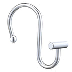 Gracelife Gold Rust Resistant Metal Shower Curtain Rings, Set of 12, T-Bar Hooks for Shower Rod