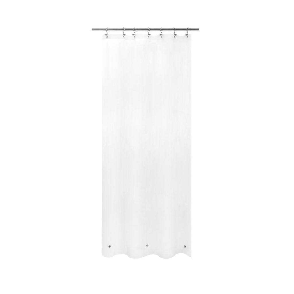 Barossa Design 48 inch Wide Stall Shower Curtain Liner with Magnets, Clear