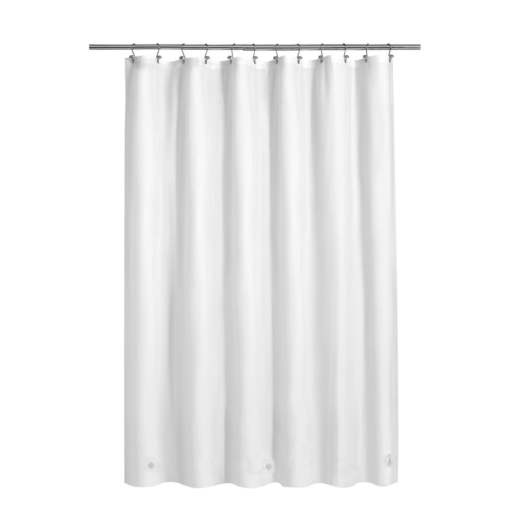 Barossa Design Oeko-tex Certified Shower Curtain Liner Standard Size, Clear