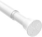 AIZESI Tension Rod 24-46 inch, Tool-Free No Drill Spring Curtain Rod, Black