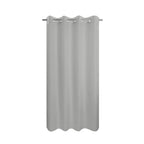 River Dream No Hook Fabric Shower Curtain TPU Lining, White, 71x74