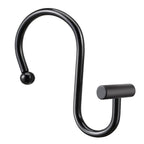 Gracelife Gold Rust Resistant Metal Shower Curtain Rings, Set of 12, T-Bar Hooks for Shower Rod