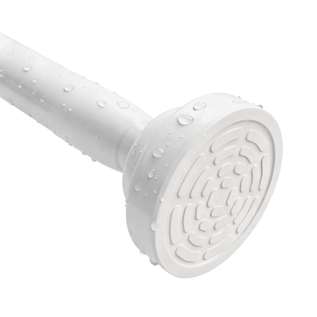 Umimile Shower Curtain Rod, 1 Inch Adjustable Spring Tension Curtain Rod