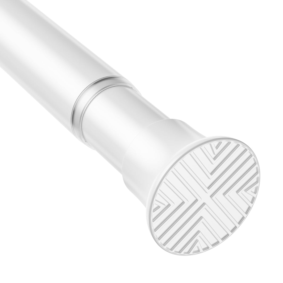 Black Shower Curtain Rod, 32-76 Inches, 7/8 Inch Diameter, 1 Pack