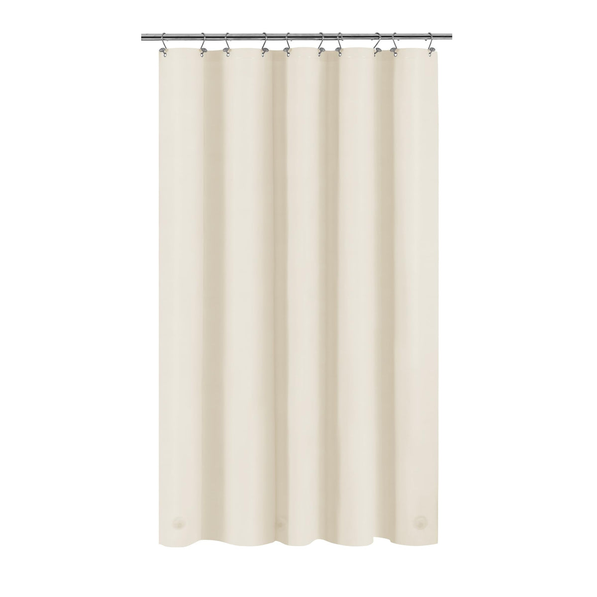Barossa Design 48 inch Wide Stall Shower Curtain Liner with Magnets, Clear