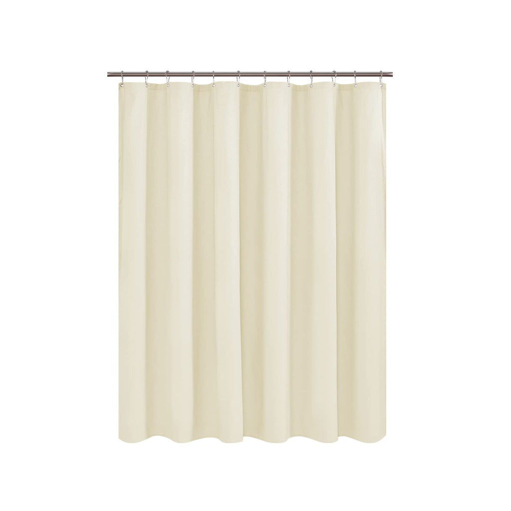 Mrs Awesome Embossed Microfiber Shower Curtain Liner 71 x 96, White