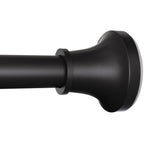 STARLATTA Shower Curtain Rod, 31-80 Inches Adjustable Tension Rod, 1-Inch Diameter Heavy Duty Rustproof Stainless Steel, No-Drill Spring Rod for Bathroom, Kitchen and Closet, Silver