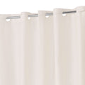 No Hook Shower Curtain or Liner, Standard Size 71 x 74, Pebble