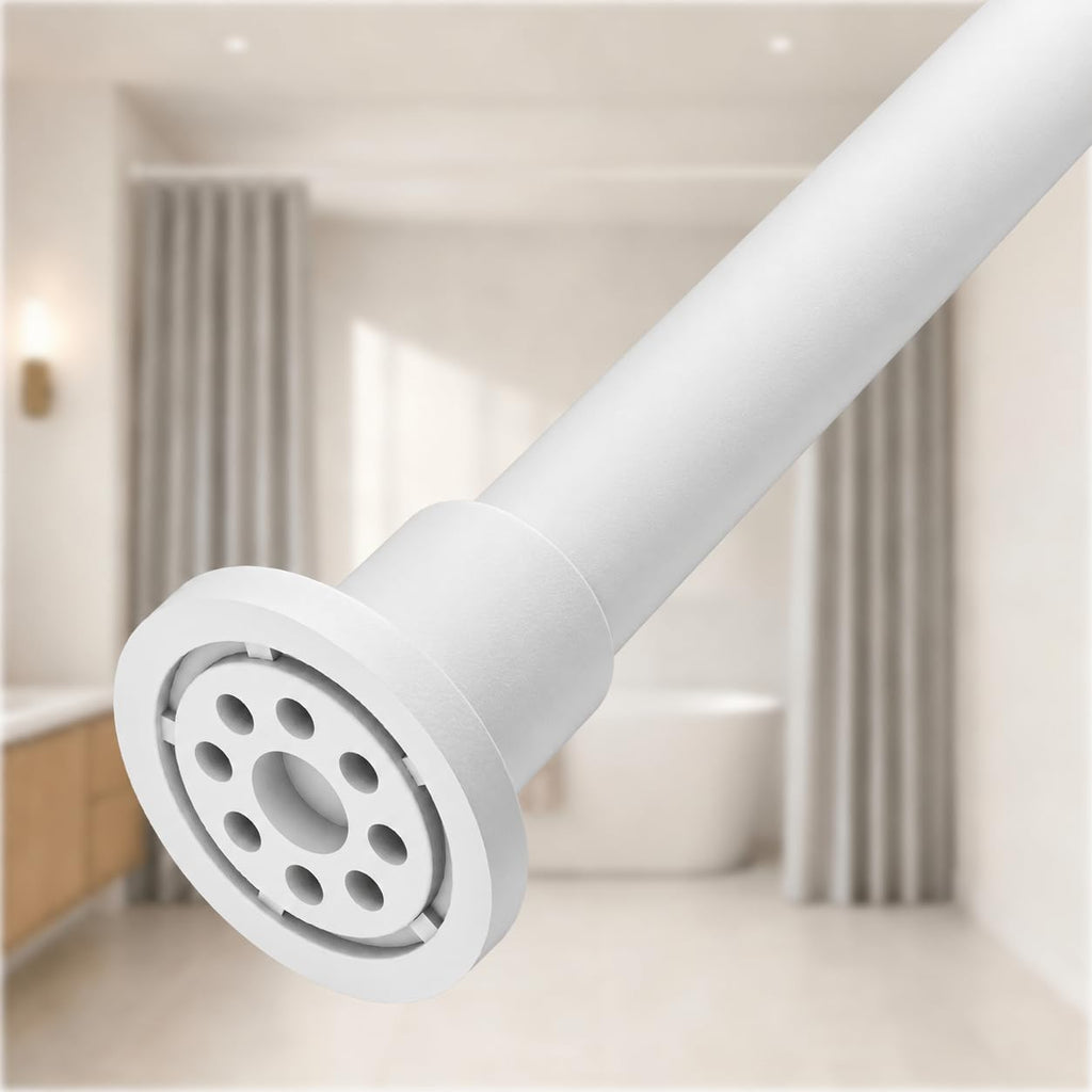 ALLZONE Heavy Duty Tension Shower Curtain Rod, 42–83 in., Stay-in-Place