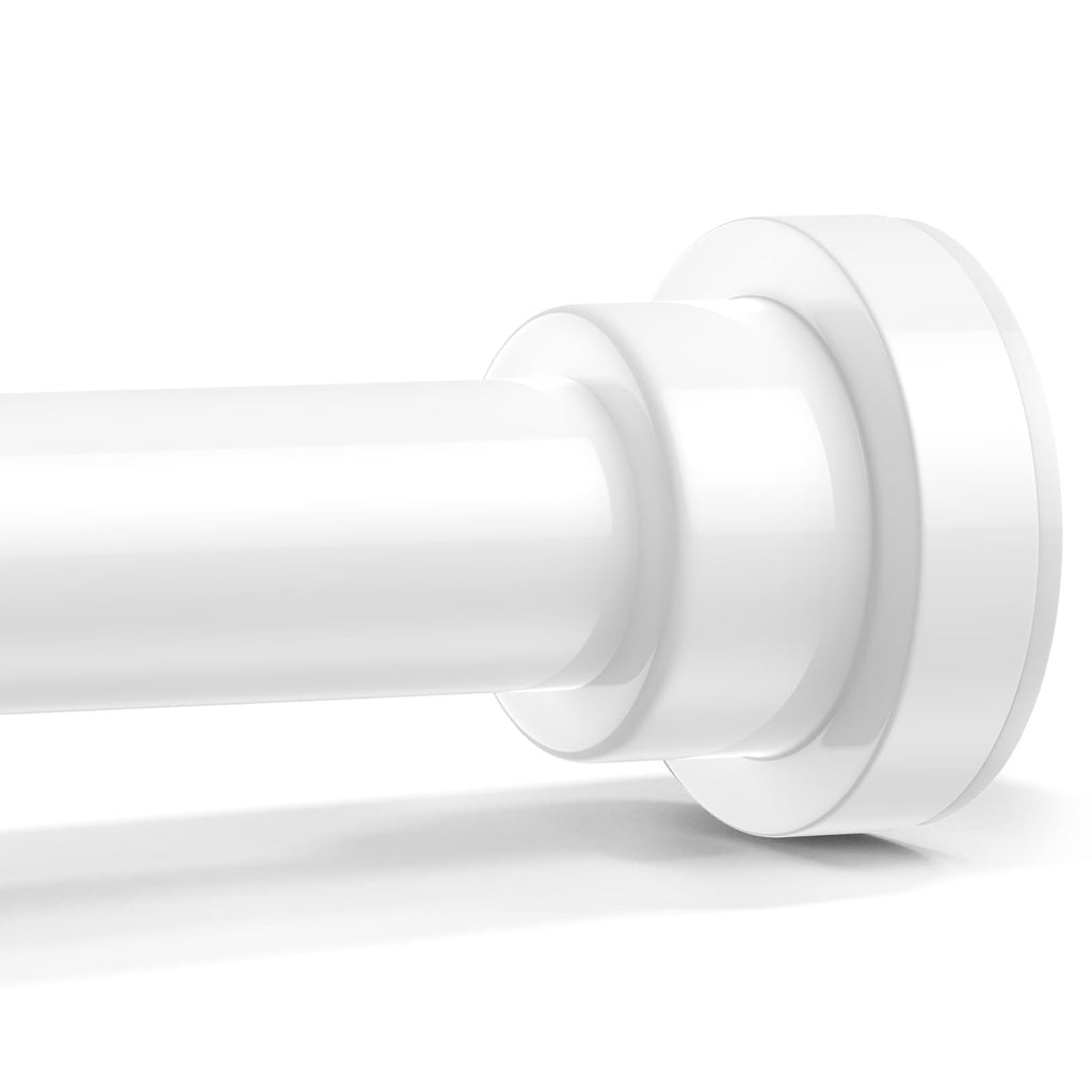 Shower Curtain Rod 31-76",Spring Tension Rod Adjustable No Drill