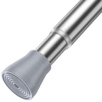 AIZESI 2Pcs Spring Tension Curtain Rods, Adjustable 26-39 Inch, White