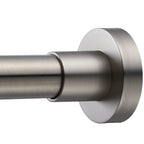 Shower Curtain Rod Tension- No Drill Non-Slip Spring Tension Shower Rod for Window or Bathroom, 43-73 inches Metal Steel, Gold