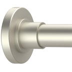 GXOACKJ Brushed Nickel Shower Curtain Rods - 31-80 Inch Spring Tension Shower Rods for Bathroom, Adjustable, No Drilling, No Rust, Stainless Steel