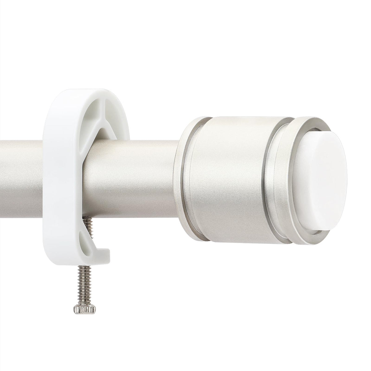Shower Curtain Rod,Tension Rod 24 to 72 Inch,Never Fall Off,Innovative Buckle,Rustproof,No Drilling,Easy to Install,1 Inch Diameter,Suitable for Bathroom,Window,Door,Wardrobe,Kitchen (Black)