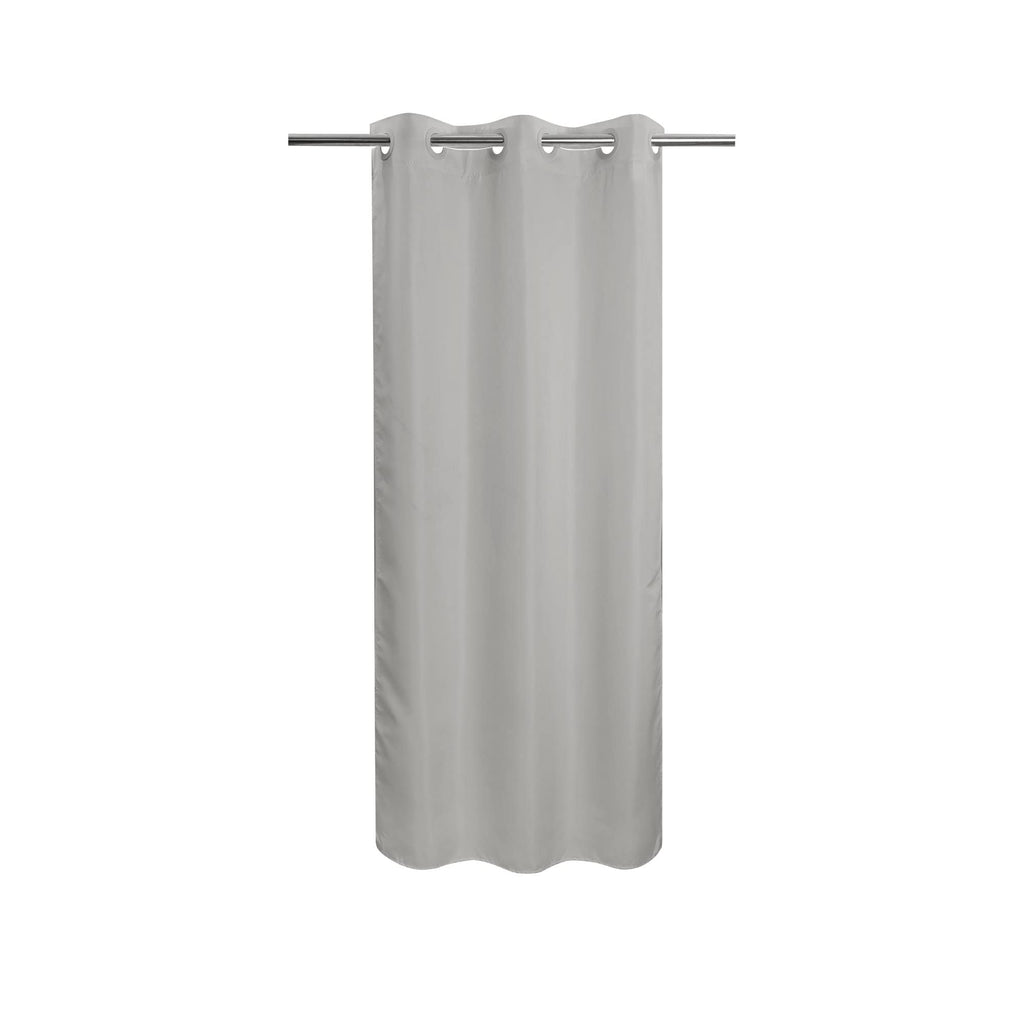 River Dream No Hook Fabric Shower Curtain TPU Lining, White, 71x74