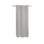 River Dream No Hook Fabric Shower Curtain TPU Lining, White, 71x74